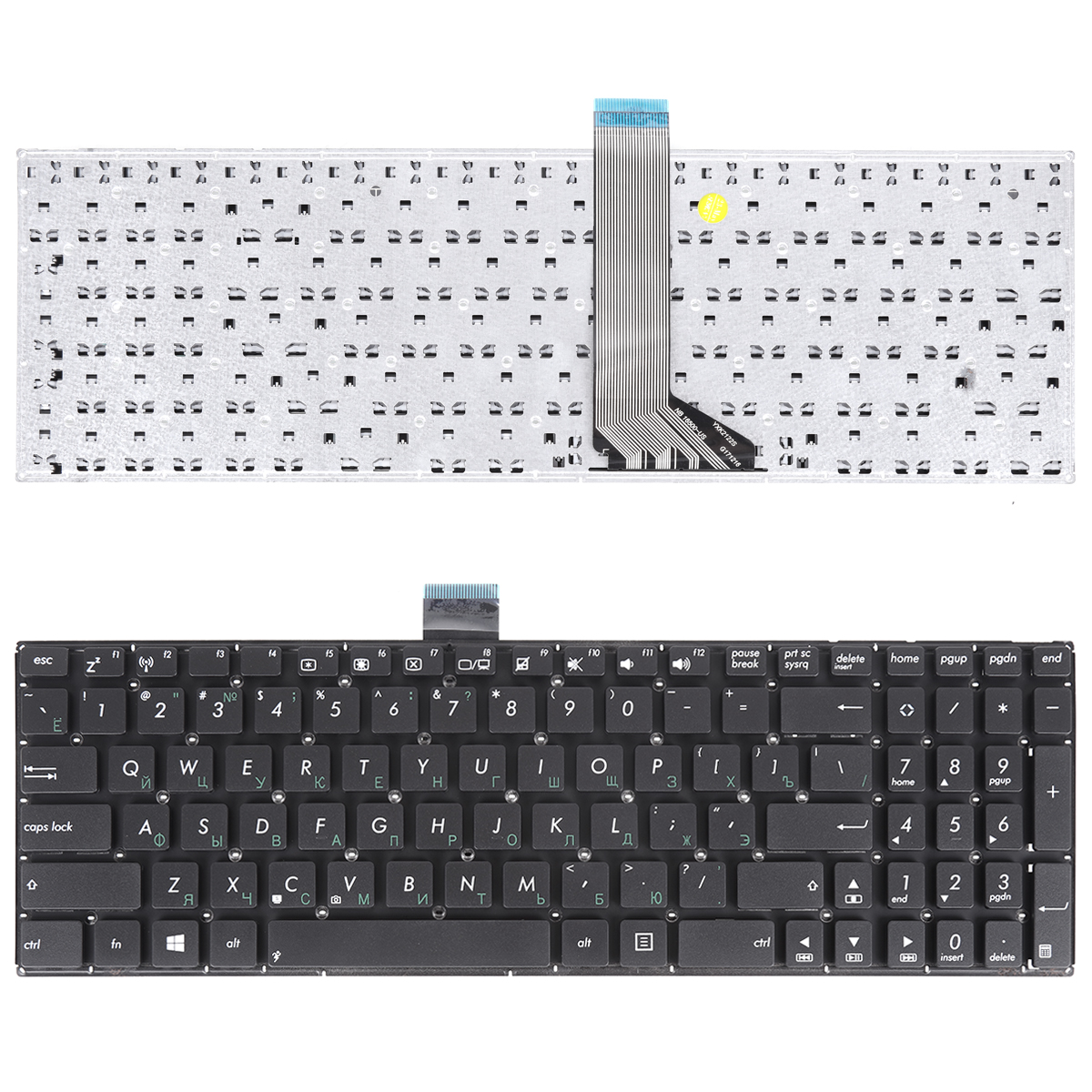 Picture of New Replacement Laptop Keyboard For ASUS K55 S500 S500C S500CA V500 V500C BLACK(Without FRAME,For Win8) RU Layout
